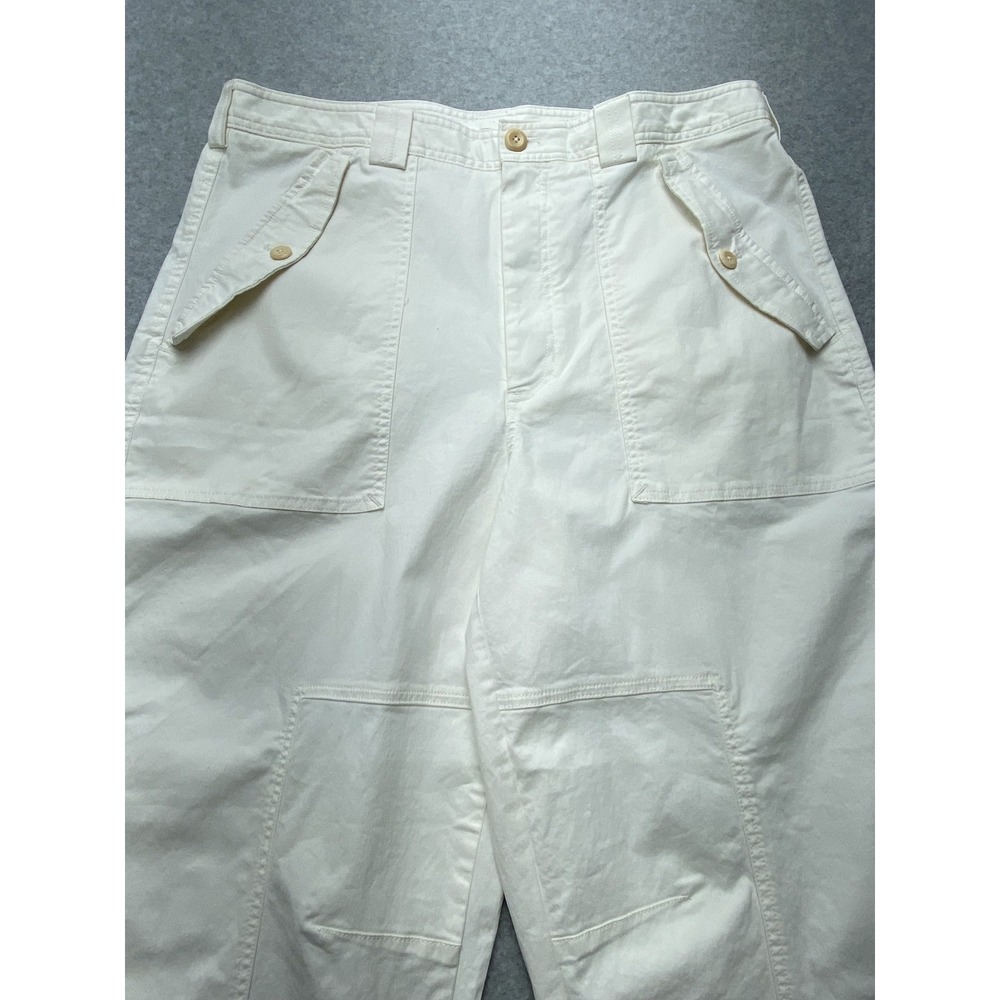 Banana Republic Pants Womens 16L High Rise Button Pocket Spandex Cropped Stretch - Picture 2 of 13